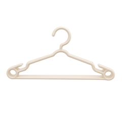 (PACK OF 6) Cloth Hangers – Durable Plastic Hangers - Habitt