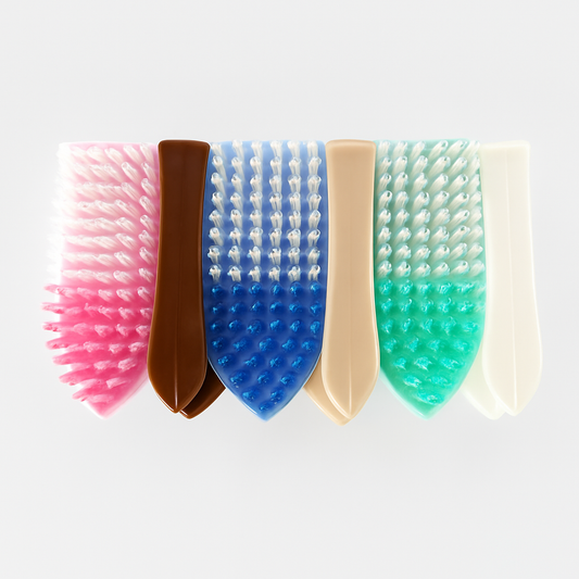 1Pc Cloth Cleaning Brush (Assorted) – Durable Handheld Laundry Brush with Grip Handle (Assorted Colors) - Habitt