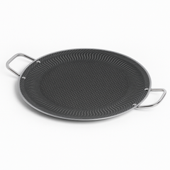 Premium Stainless Steel Non-Stick Tawa | Heavy-Duty Cookware with Dual Handles | 28 cm & 34 cm Sizes | Induction & Gas Compatible Flat Pan - Habitt