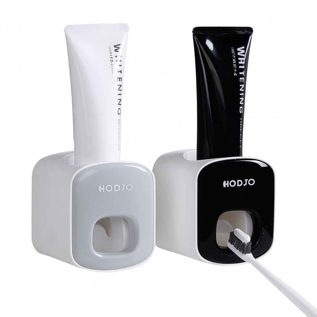 1 pc ECOCO Toothpaste Dispenser – Automatic Wall-Mounted Toothpaste Squeezer - Assorted - Habitt