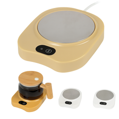Electric Cup Warmer – Coffee & Tea Mug Heating Plate with Touch Control (Assorted Colors) - Habitt