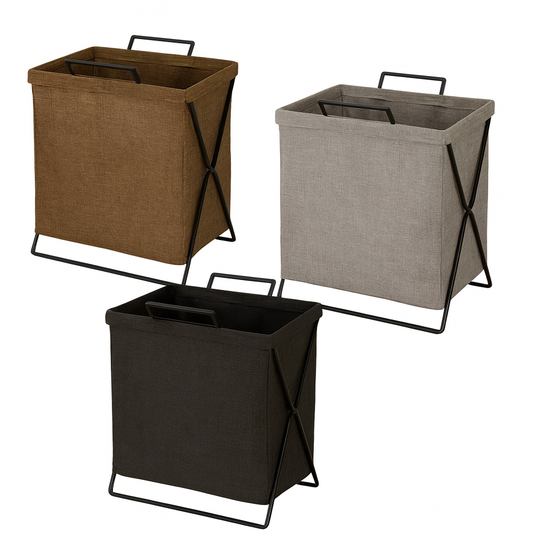 1 pc Foldable Laundry Basket  – Assorted Colors Clothes Hamper for Home & Dorm Use - Habitt