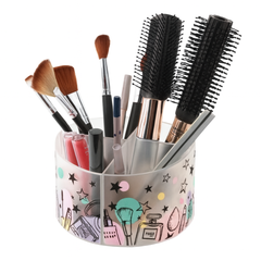 Beauty Organizer – Round Acrylic Makeup Holder - Habitt