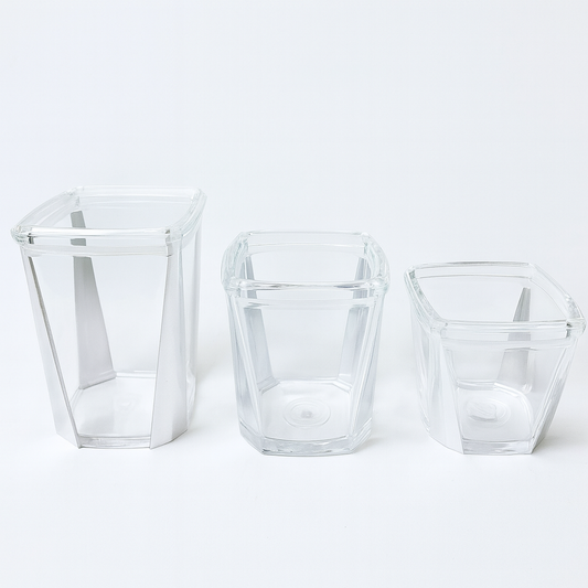 1Pc Acrylic Jar – Small, Medium & Large | Transparent Multi-Purpose Storage Container - Habitt