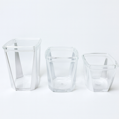 1Pc Acrylic Jar – Small, Medium & Large | Transparent Multi-Purpose Storage Container - Habitt