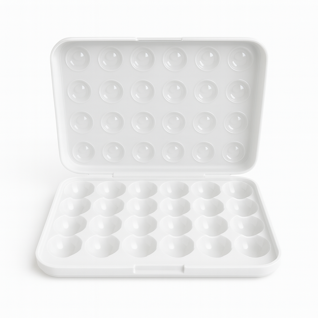 Egg Storage Box with Lid – 24 Egg Holder Container for Refrigerator - Habitt