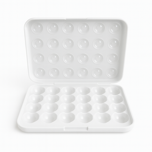Egg Storage Box with Lid – 24 Egg Holder Container for Refrigerator - Habitt