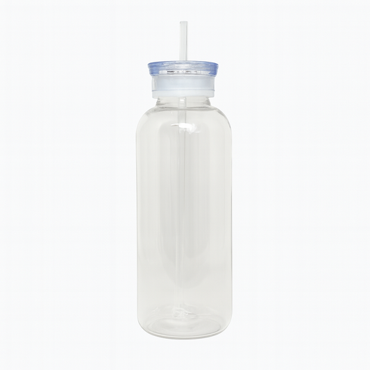 Bolicha Double Cap Bottle with Straw – 500ml / 750ml - Habitt