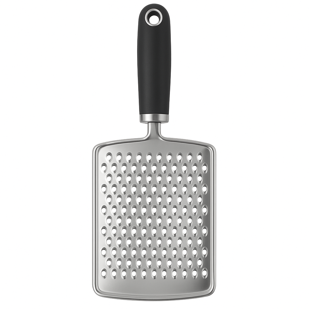 Multi-Purpose Stainless Steel Shredder with Small Holes – Fine Grater for Ginger, Garlic, Cheese & Zest - Habitt