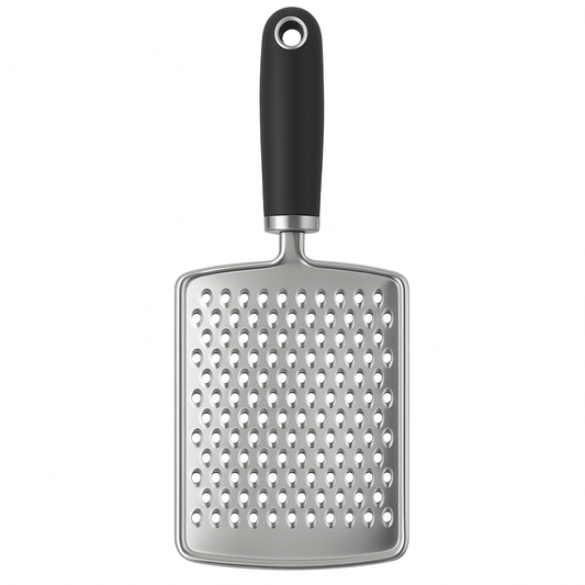 Multi-Purpose Stainless Steel Shredder with Small Holes – Fine Grater for Ginger, Garlic, Cheese & Zest - Habitt