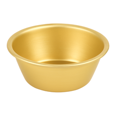 Premium Gold Finish Stainless Steel Bowls – 7 cm & 8 cm Multipurpose Serving Bowls for Kitchen & Dining - Habitt