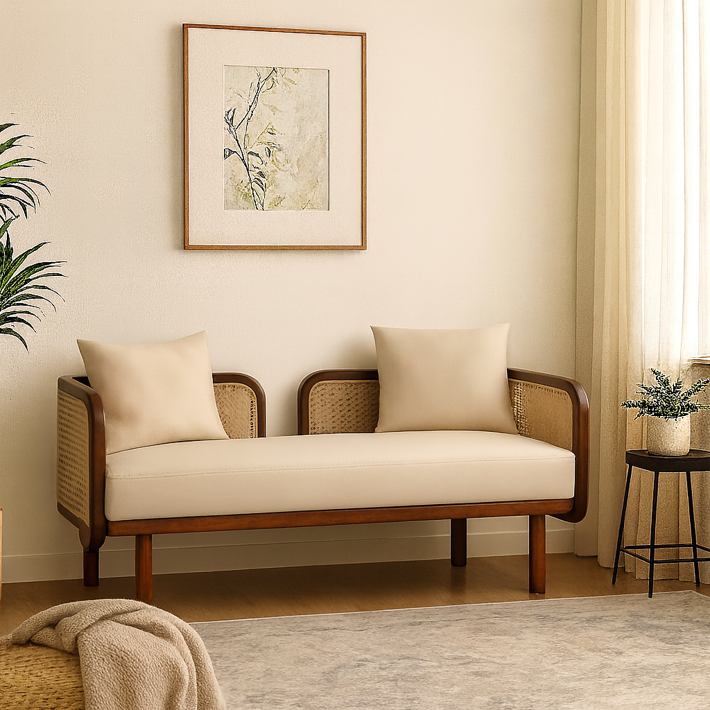 Rattan Baitak 2.5-Seater Sofa - Habitt
