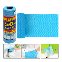 50-Piece Heavy Duty Kitchen Cleaning Wipes(Assorted)– Multi-Purpose, Lint-Free & Reusable - Habitt
