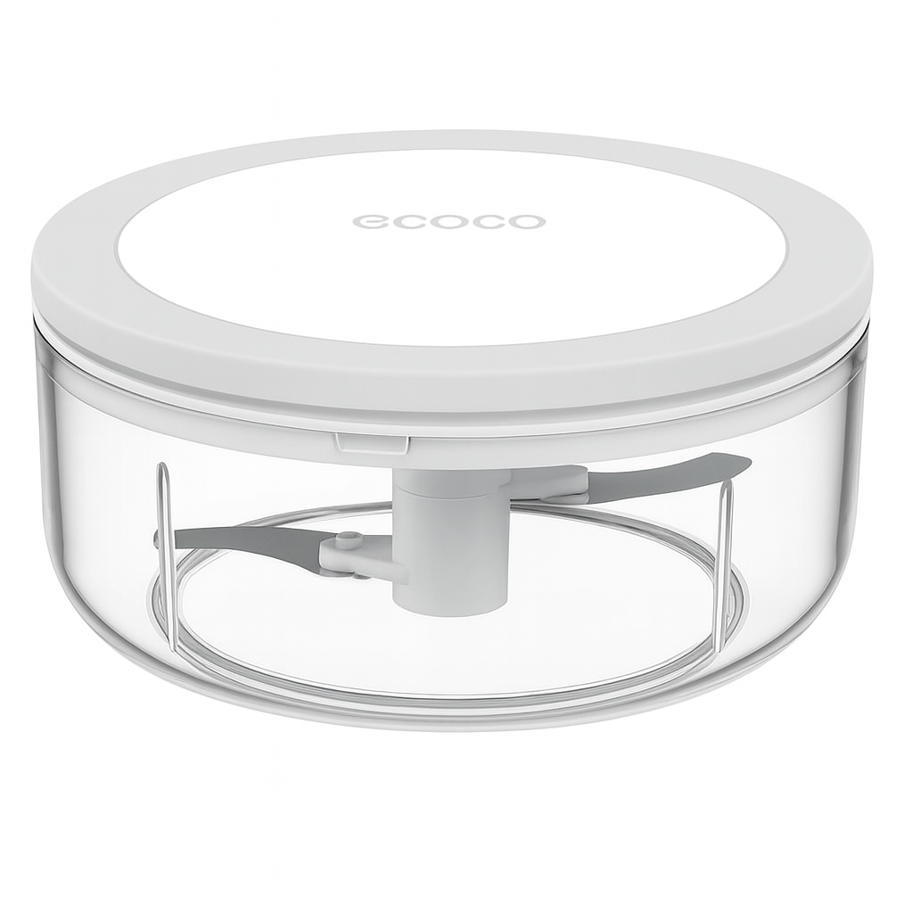 Ecoco Manual Food Processor – Hand-Pull Vegetable Chopper & Mincer for Kitchen Use - Habitt