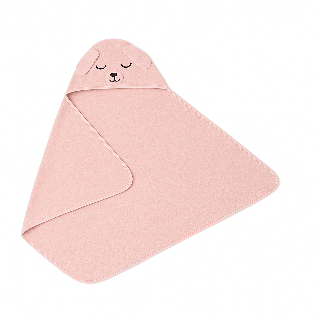Kids Hooded Bath Towel – Soft & Absorbent Animal Face Wrap - Habitt