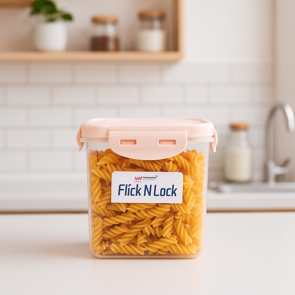 1pc Flick N Lock Small – 750 ml Airtight Food Storage Container - Habitt