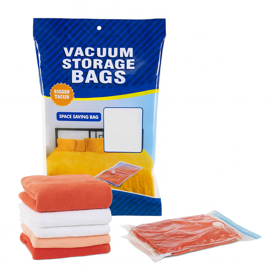 5 Pcs Vacuum Storage Bag with Hand Pump - Habitt