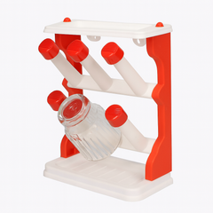 1pc Glass Stand Holder – 6 Cup Drying Rack for Kitchen. - Habitt