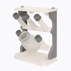1pc Glass Stand Holder – 6 Cup Drying Rack for Kitchen. - Habitt