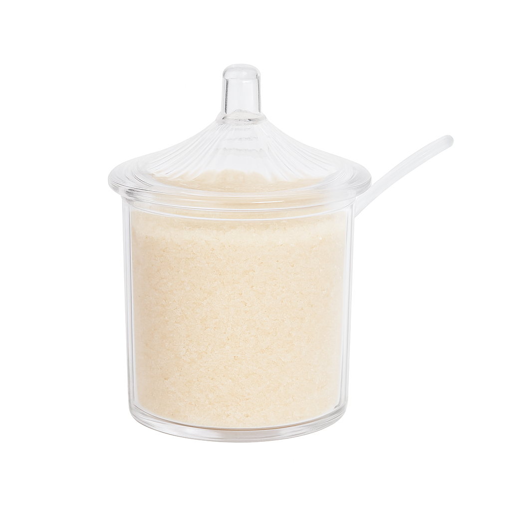 Sweetie Sugar Pot – Transparent Kitchen Storage Jar - Habitt