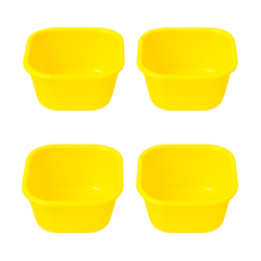(Pack of 4) Blend Mini Plastic Bowls – 400 ml (Assorted) | Multipurpose Snack & Serving Bowls - Habitt