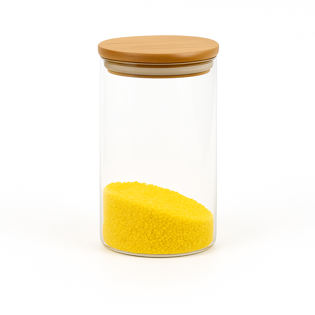 1Pc Glass Jar with Wooden Lid – Airtight Kitchen Storage Container (Small, Medium, Large) - Habitt