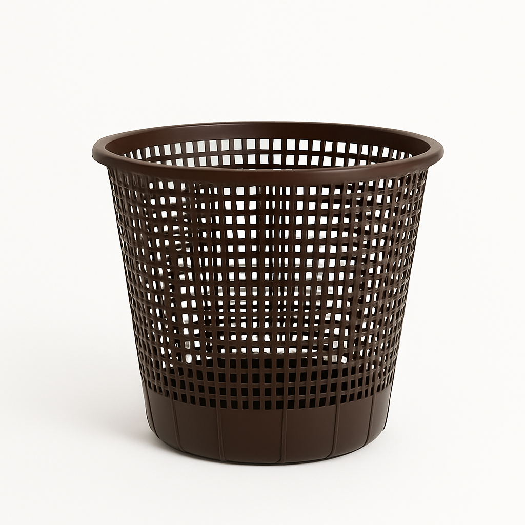 Hero Waste Bin – Durable Plastic Mesh Dustbin for Home & Office (30cm x 27cm) - Habitt