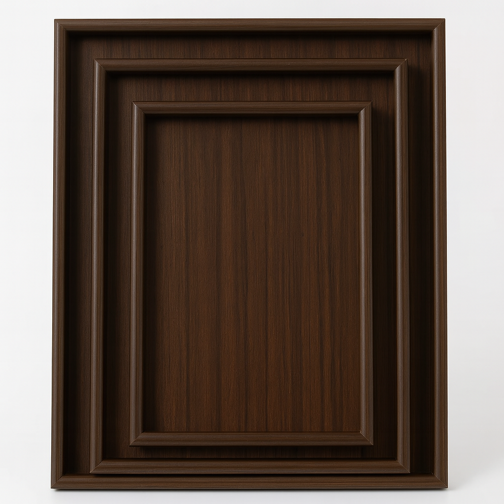 3 Pcs Wooden Tray Set – Dark Wood Finish - Habitt