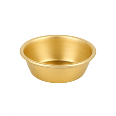 Premium Gold Finish Stainless Steel Bowls – 7 cm & 8 cm Multipurpose Serving Bowls for Kitchen & Dining - Habitt