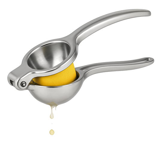 Stainless Steel Lemon & Lime Squeezer – Heavy-Duty Citrus Juicer Hand Press - Habitt