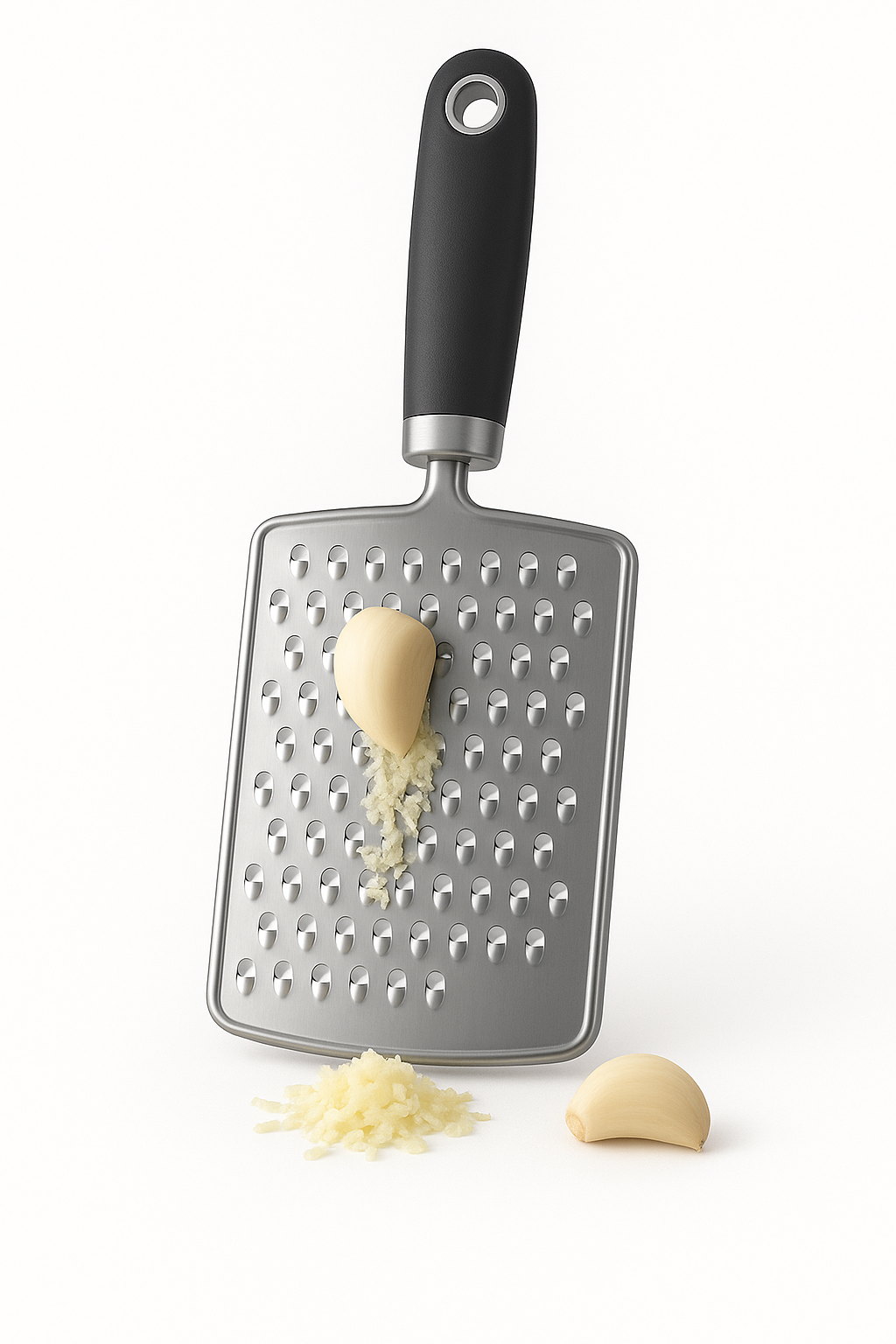 Multi-Purpose Stainless Steel Shredder with Small Holes – Fine Grater for Ginger, Garlic, Cheese & Zest - Habitt