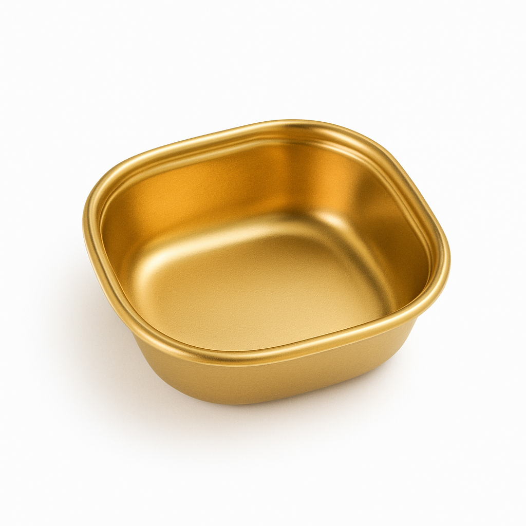 Gold Finish Stainless Steel Compartment Dish – 1, 2, 3 & 4 Section Plates for Snacks & Serving - Habitt