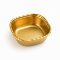Gold Finish Stainless Steel Compartment Dish – 1, 2, 3 & 4 Section Plates for Snacks & Serving - Habitt