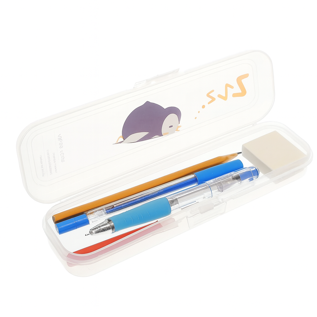 Multi‑Box – Transparent Stationery Storage Case for Kids & School Supplies - Habitt