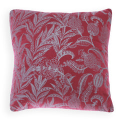 Silver Leaf Cushion Cover 18x18" - Habitt