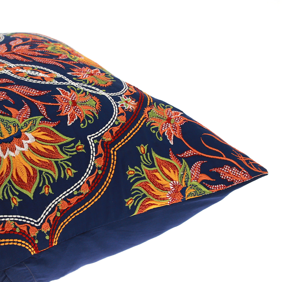 KASHMIRI MENDELA CUSHION COVER 18X18" - Habitt