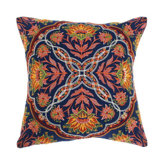 KASHMIRI MENDELA CUSHION COVER 18X18" - Habitt