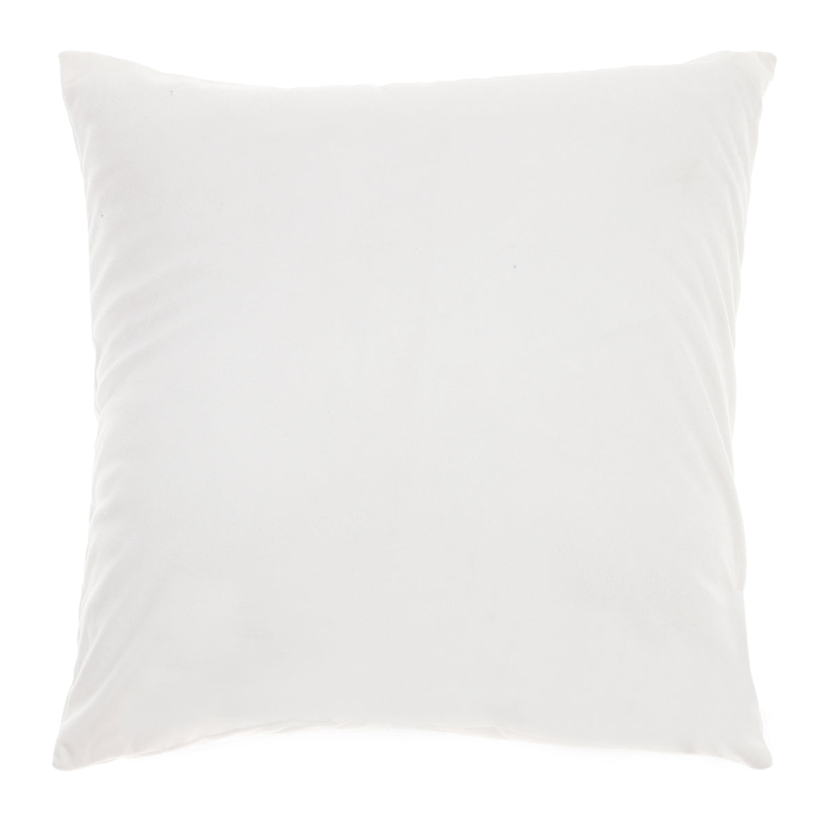 White Velvet Cushion Cover 18x18 WMB - Habitt