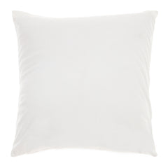 White Velvet Cushion Cover 18x18 WMB - Habitt