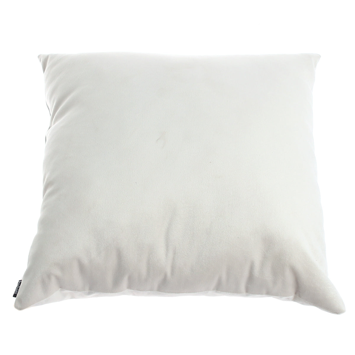 Velvet Filled Cushion 18x18" Ecru - Habitt