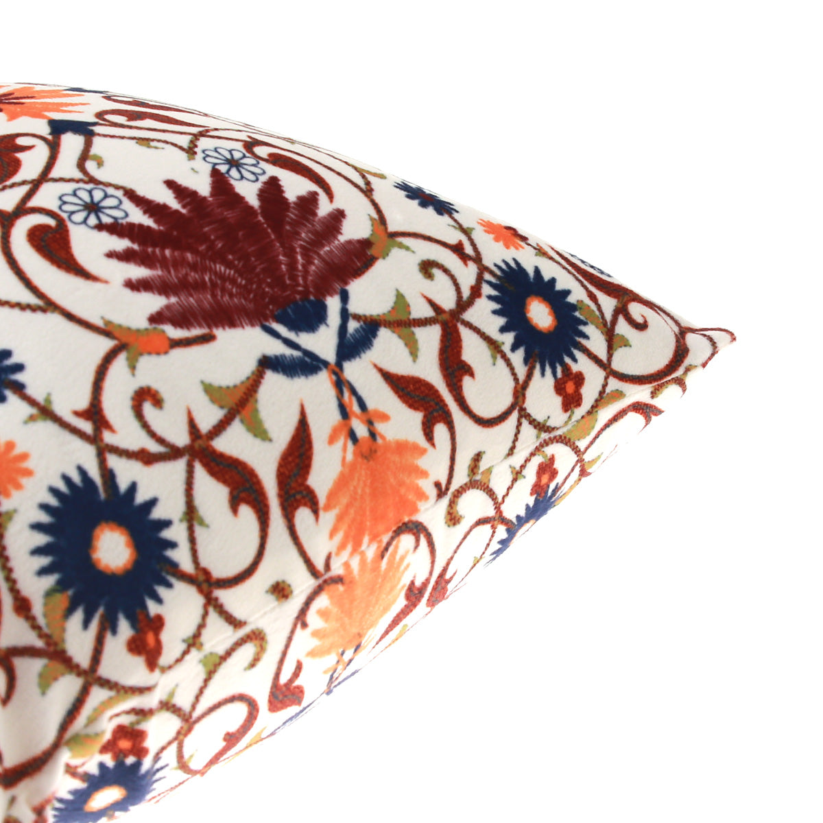 KASHMIRI STITCH CUSHION COVER 16X16" - Habitt