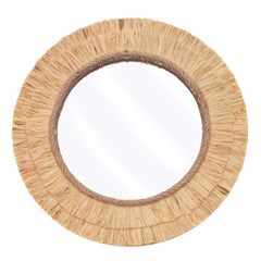 Round Mirror L Brown 7631-10 - Habitt