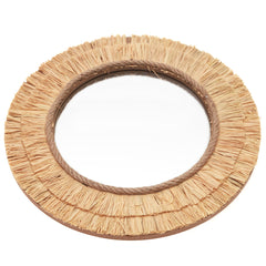 Round Mirror L Brown 7631-10 - Habitt