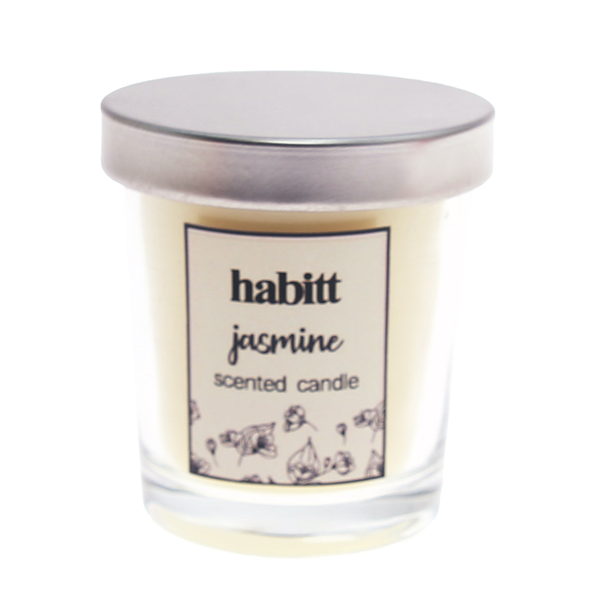 Mini Glass Jar Candle Jasmine - Habitt