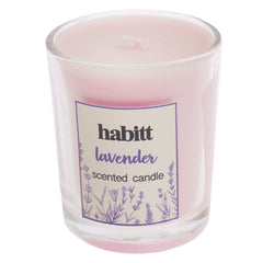Mini Glass Jar Candle Lavender - Habitt