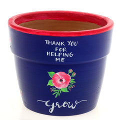 Pot with Plant and Grow Kit Rose Blue - Habitt