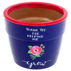 Pot with Plant and Grow Kit Rose Blue - Habitt