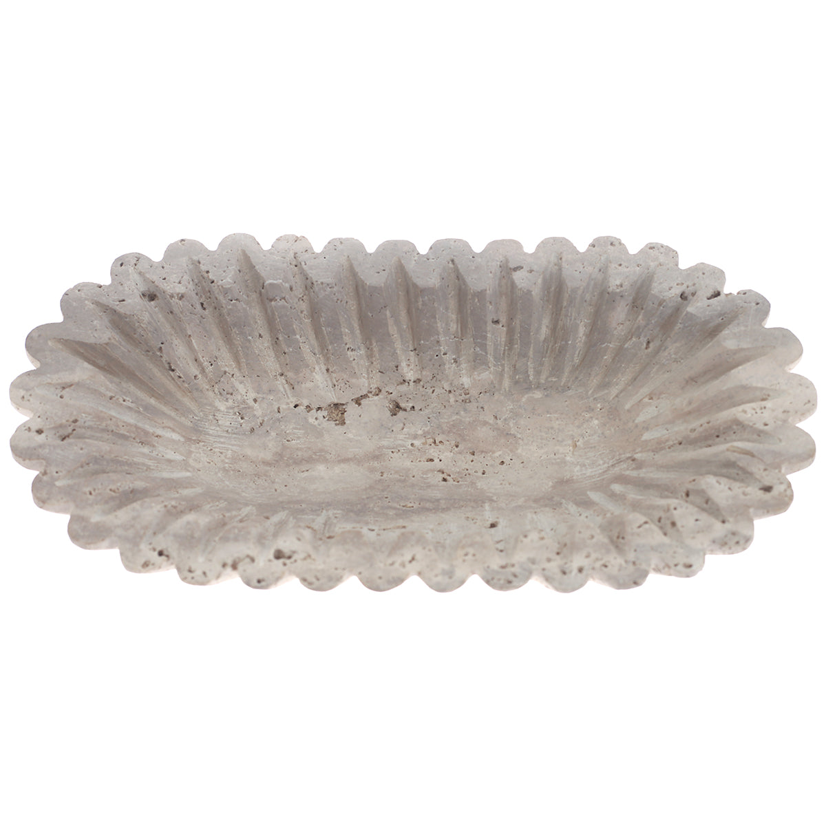 FLUTED BOWL 12X12X5(No Polish) - Habitt