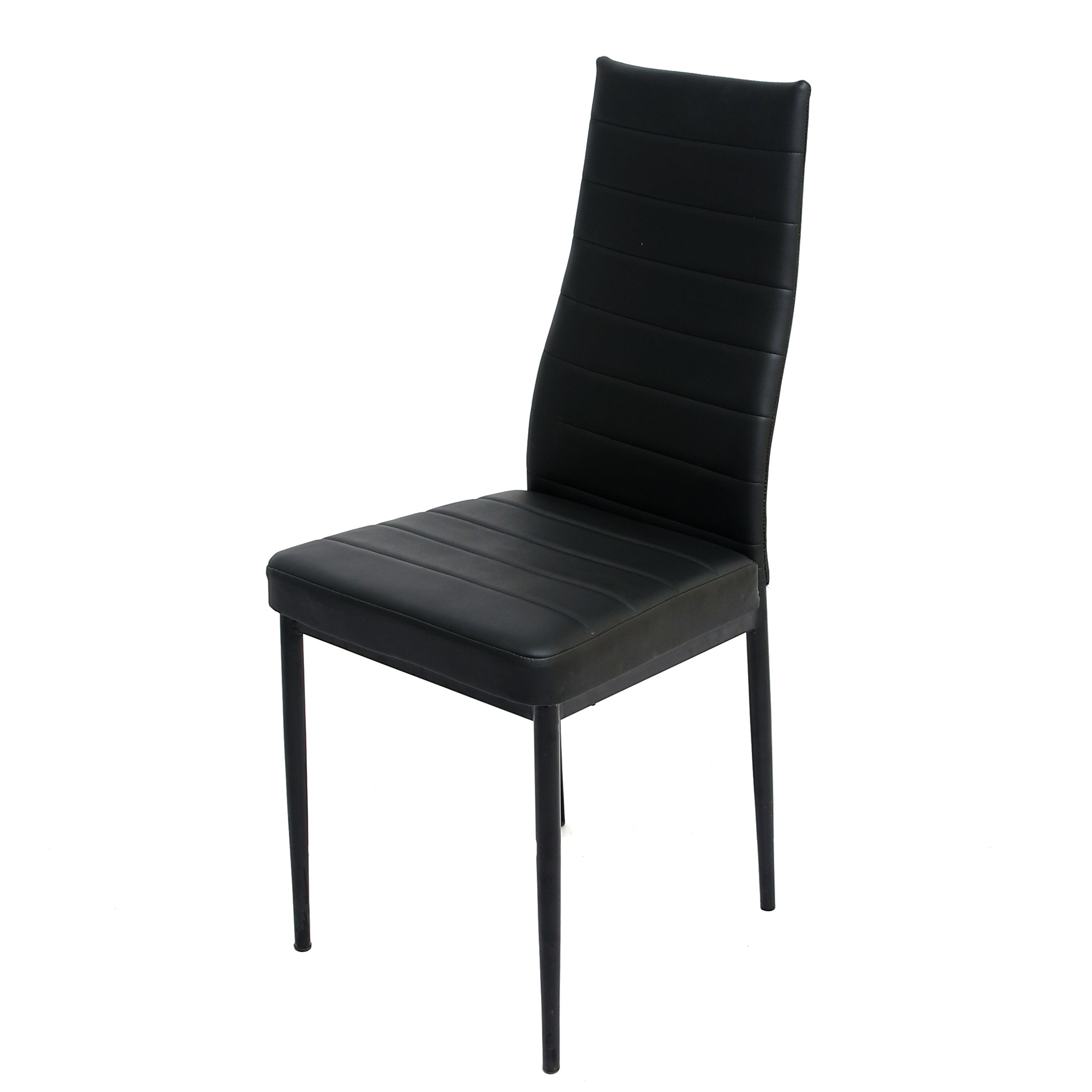 Buy 1 Get 1 Offer Ease Stripe Dining Chair (Black) - Habitt