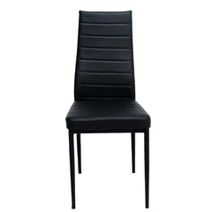 Buy 1 Get 1 Offer Ease Stripe Dining Chair (Black) - Habitt